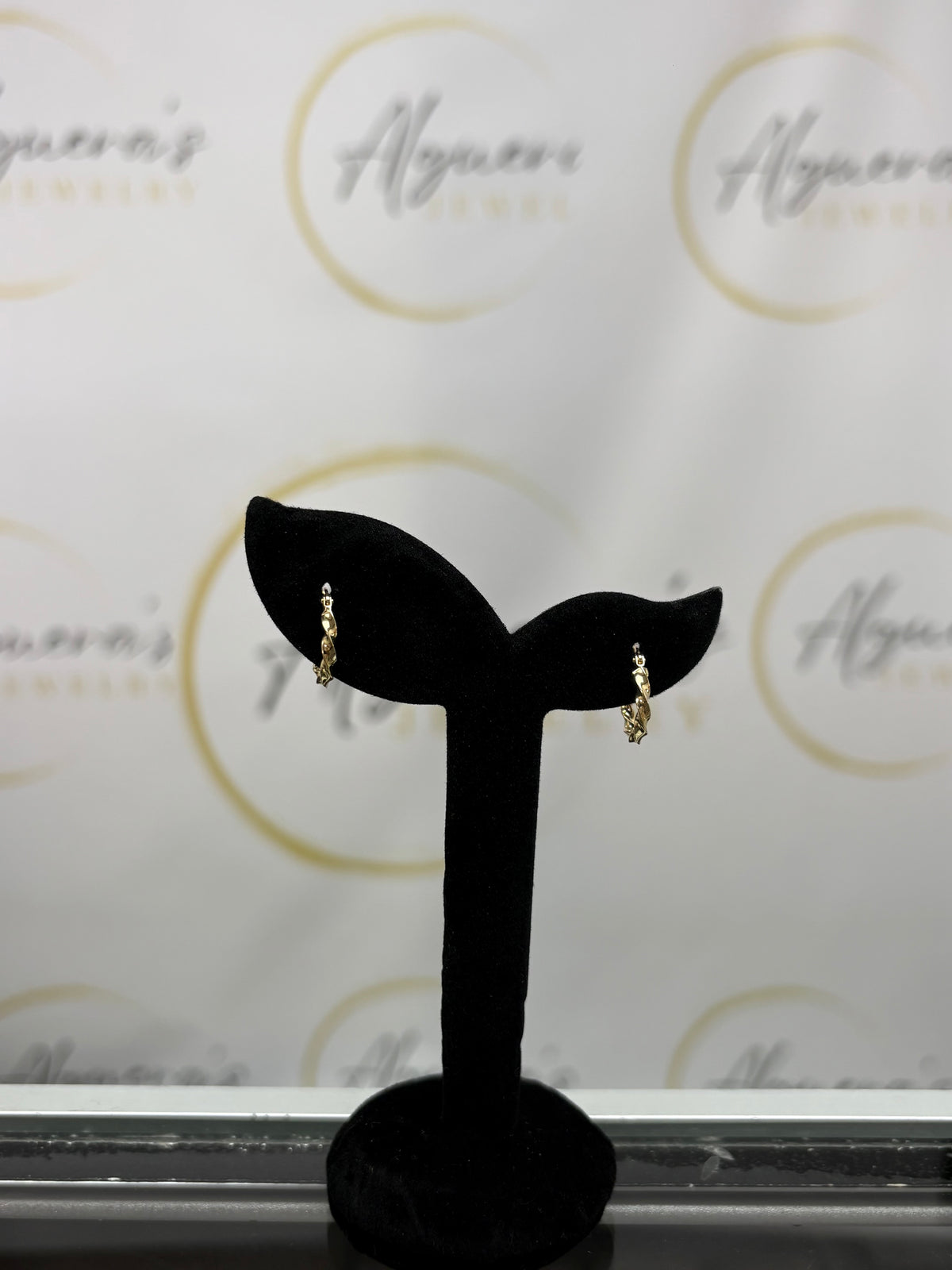 Twisted Rope Hoop Earrings