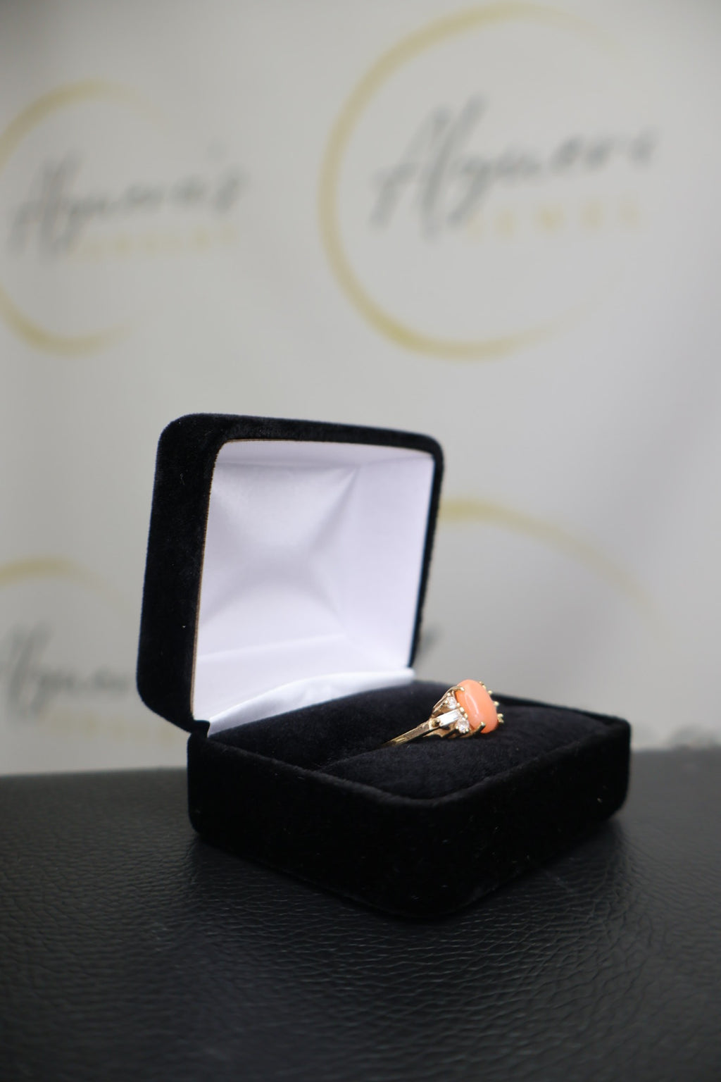 Pink Cabochan Ring