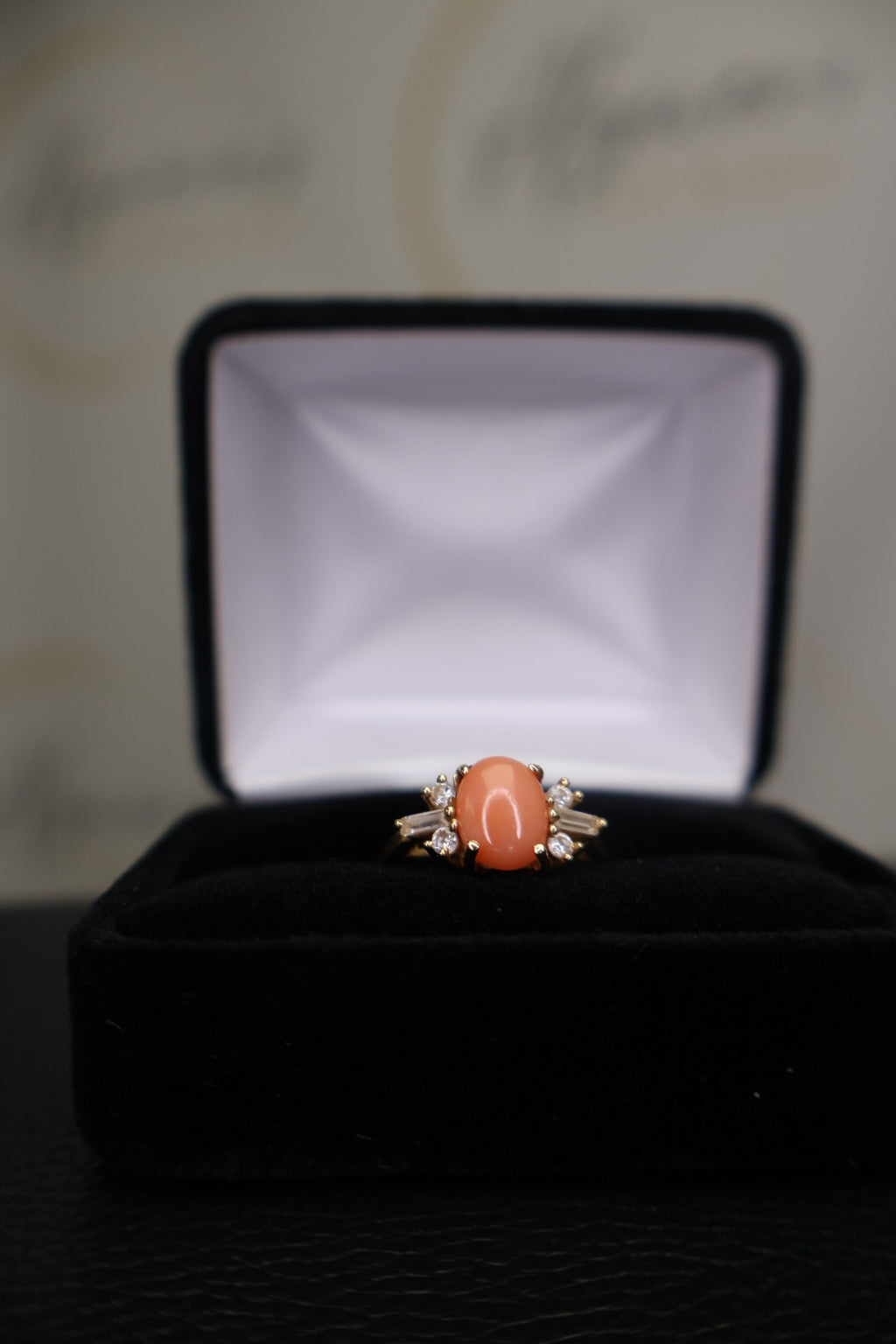 Pink Cabochan Ring