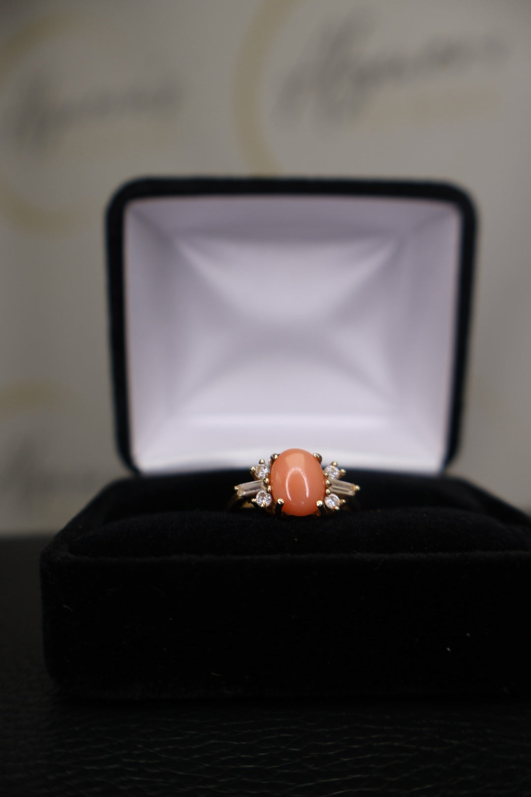 Pink Cabochan Ring