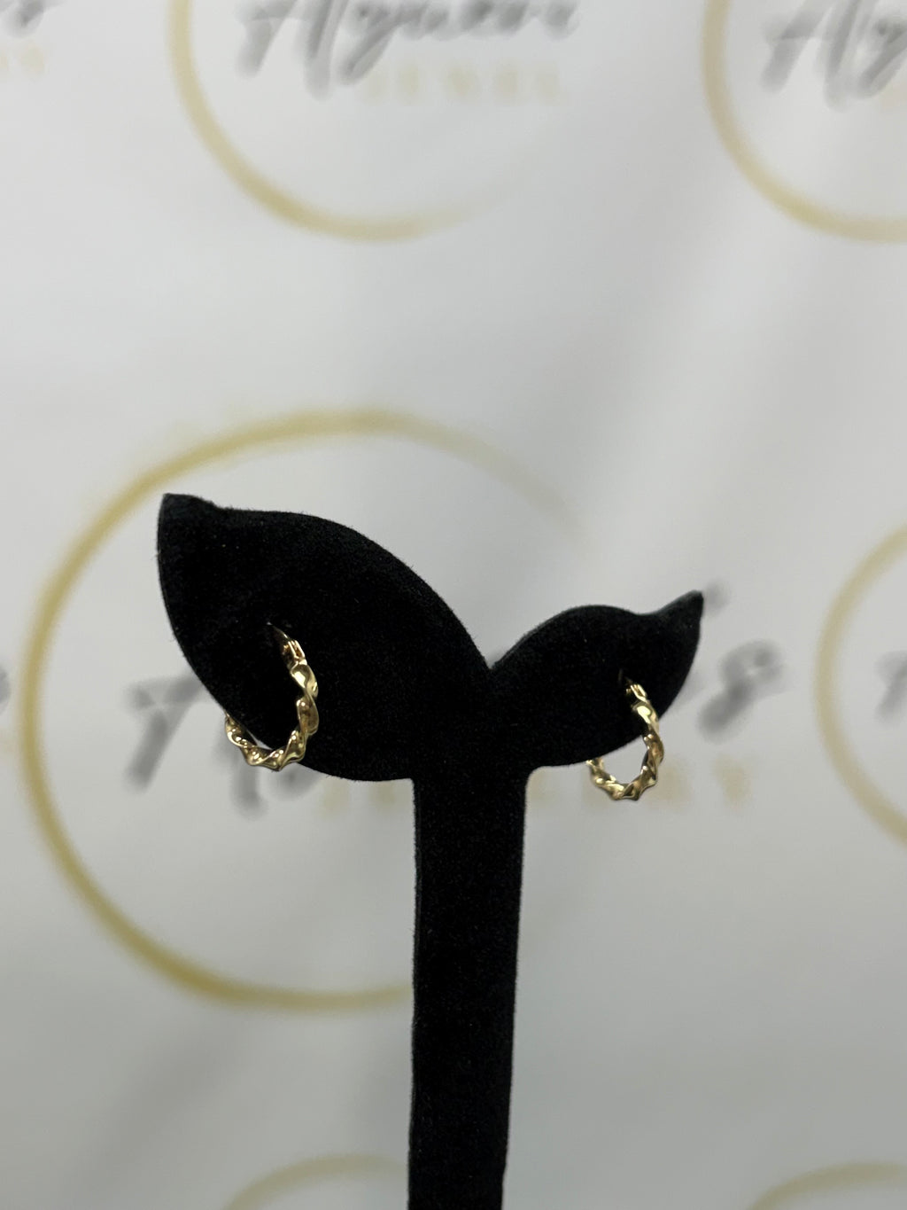 Twisted Rope Hoop Earrings