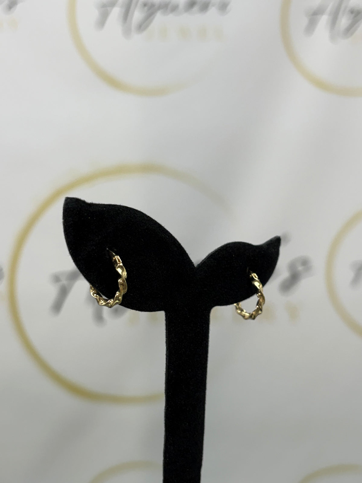 Twisted Rope Hoop Earrings
