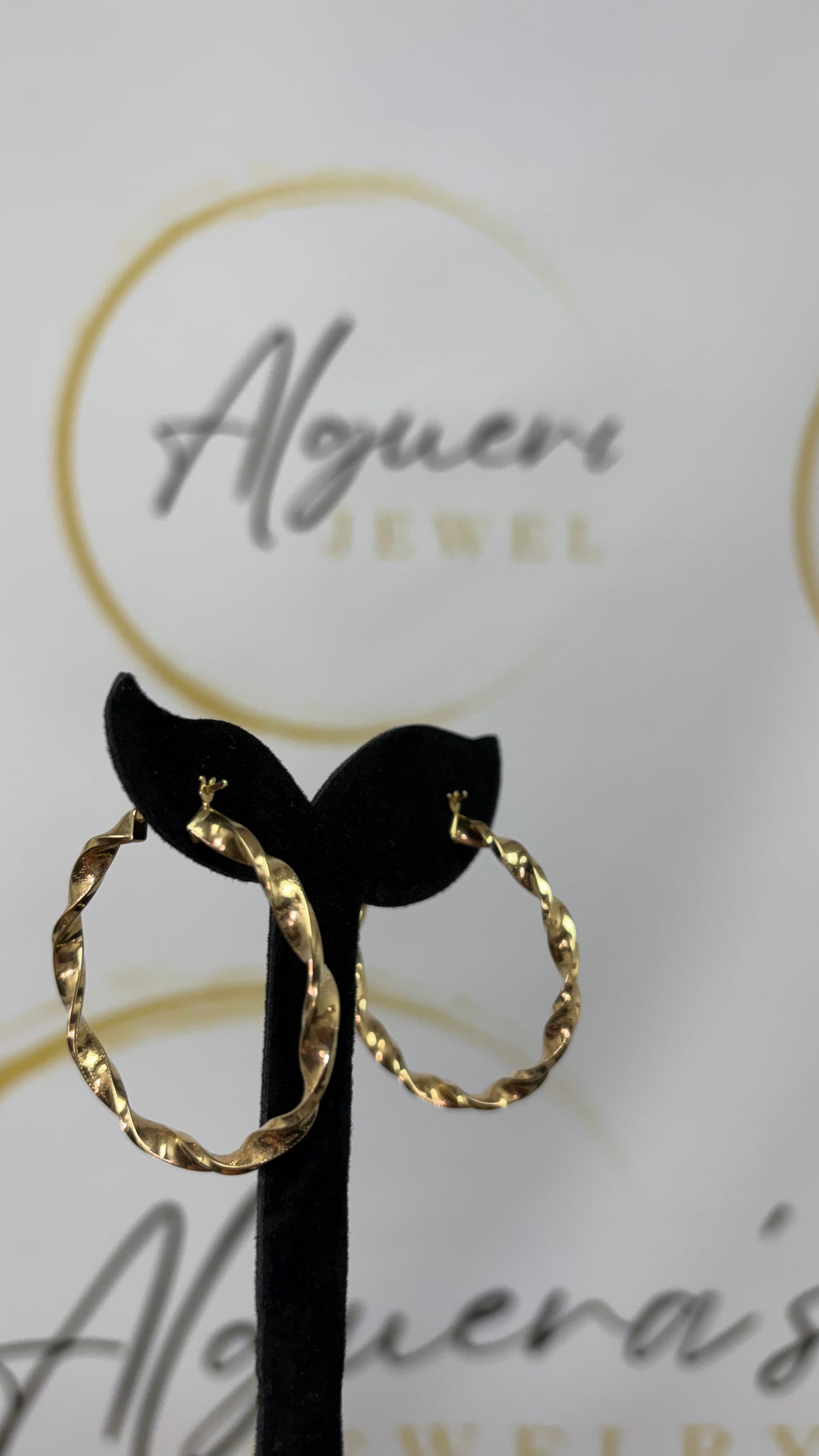 Twisted Hoop Earrings