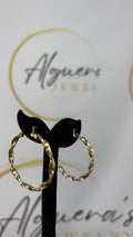 Twisted Hoop Earrings