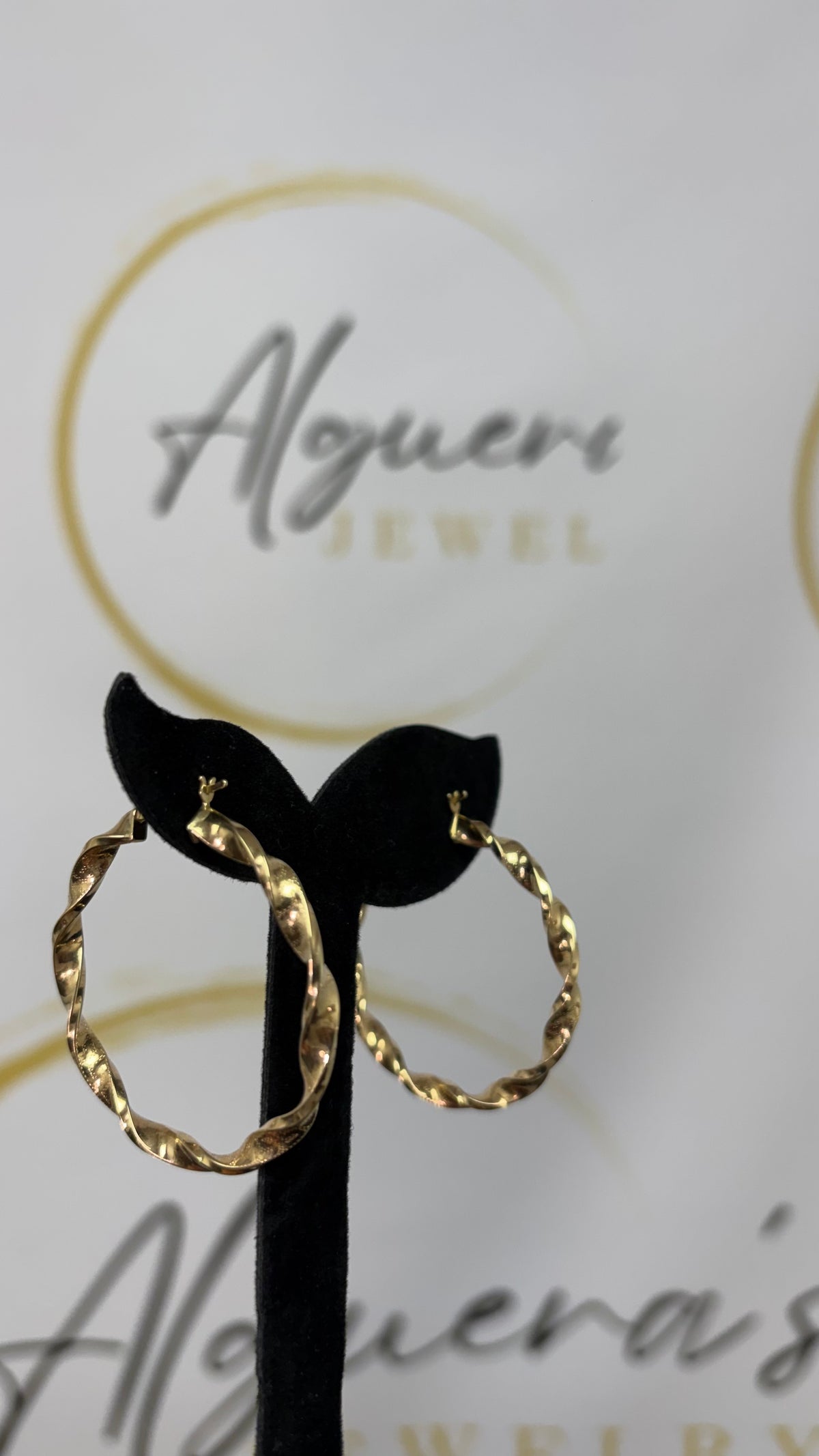 Twisted Hoop Earrings