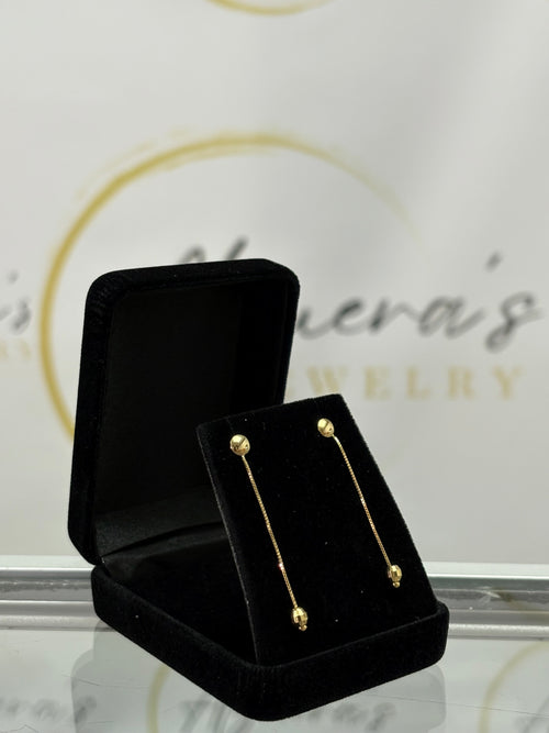 Ball & Chain Drop Earrings