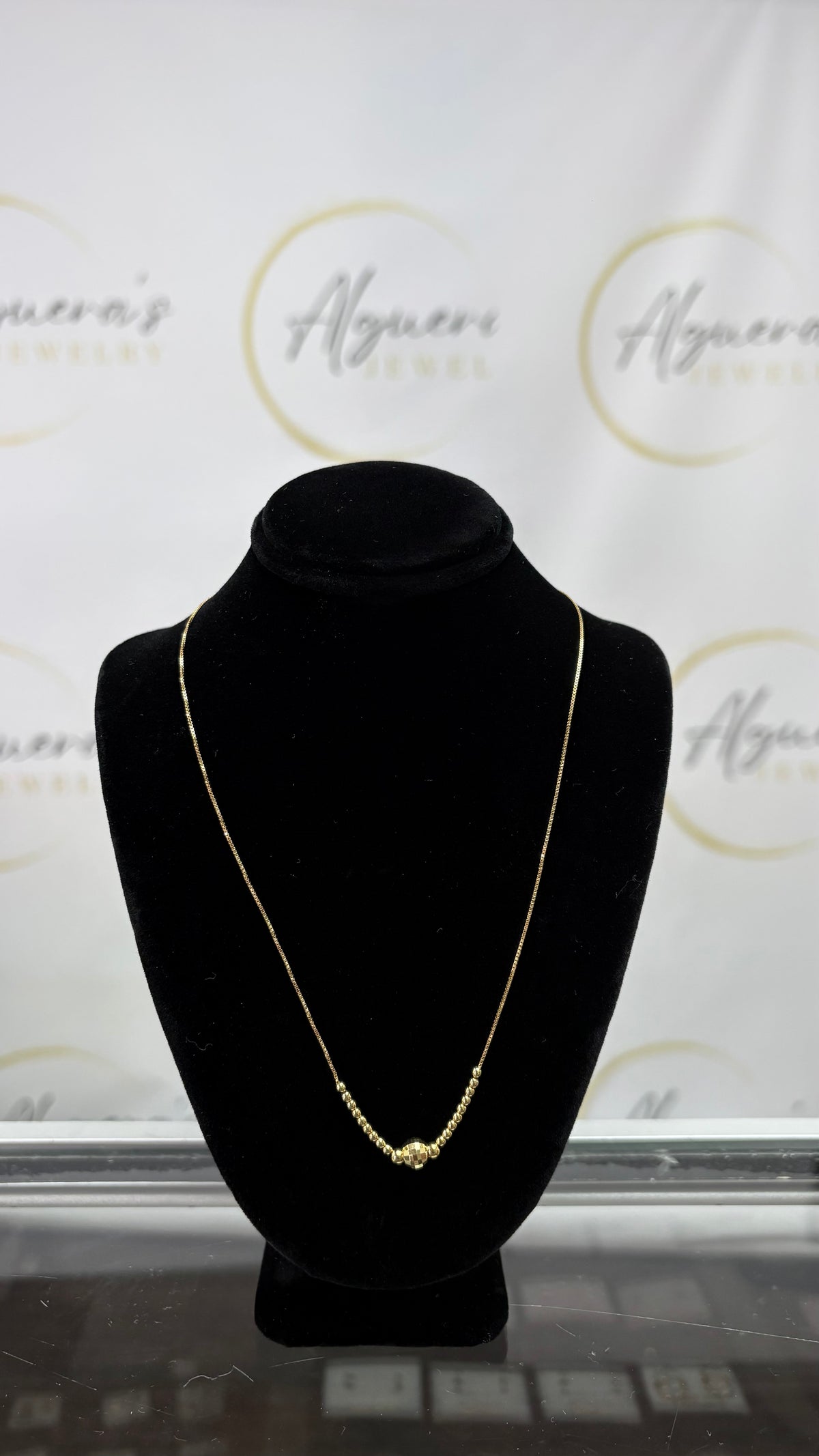 Gold Beaded Station