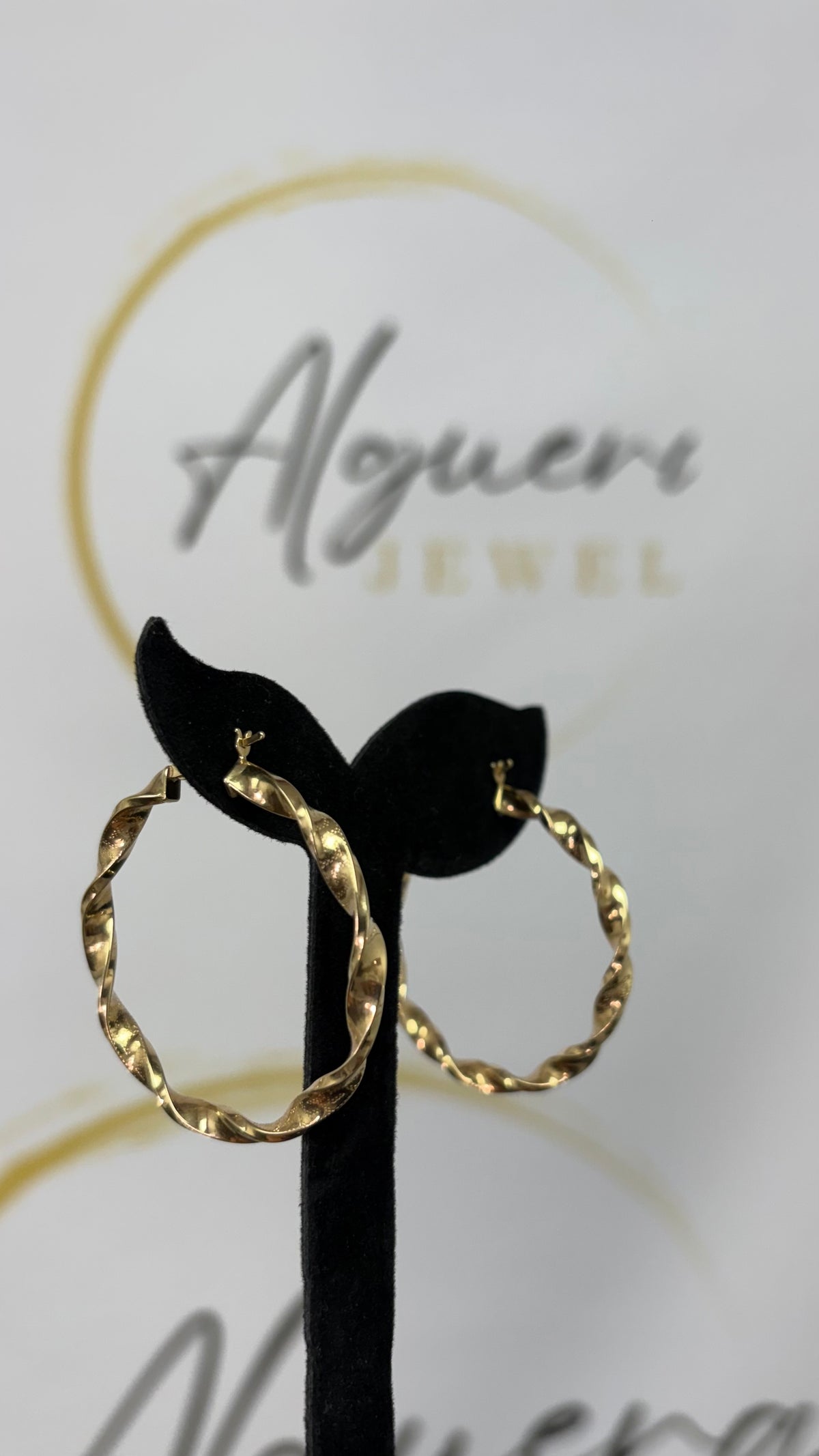 Twisted Hoop Earrings