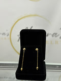 Ball & Chain Drop Earrings