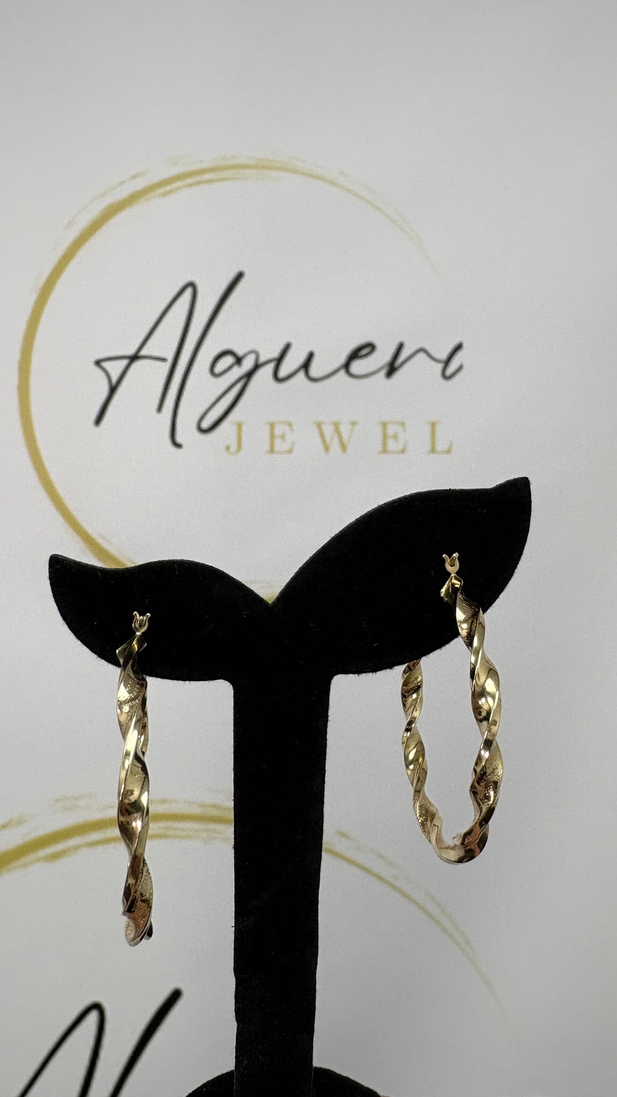Twisted Hoop Earrings