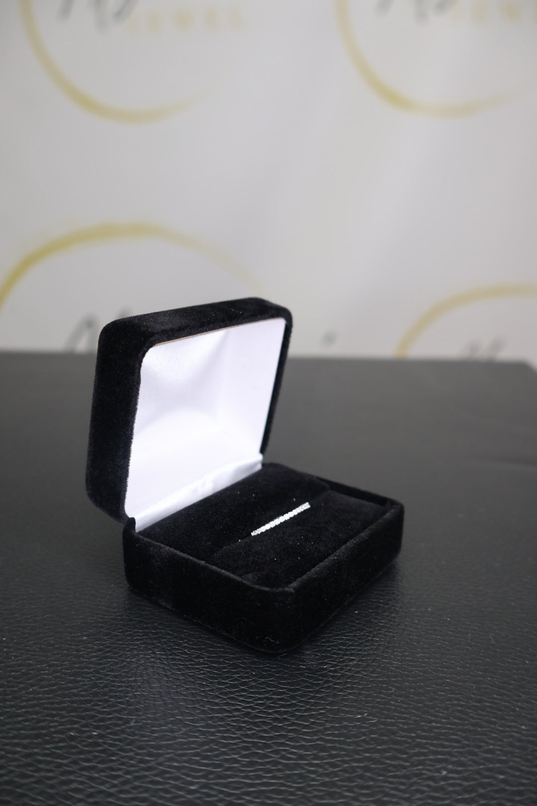 14K White Gold Diamond Band