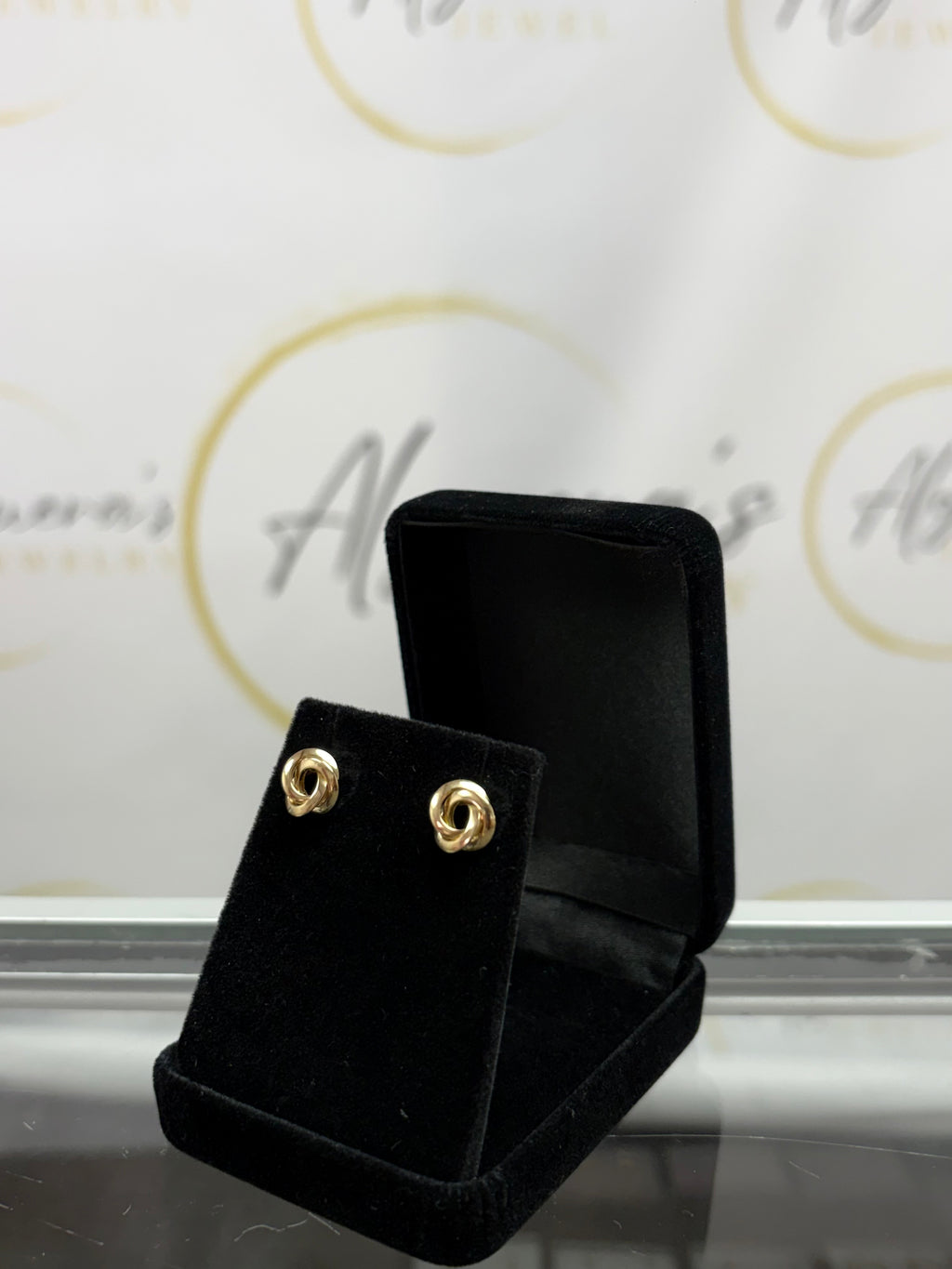 Twisted Knot Stud Earrings
