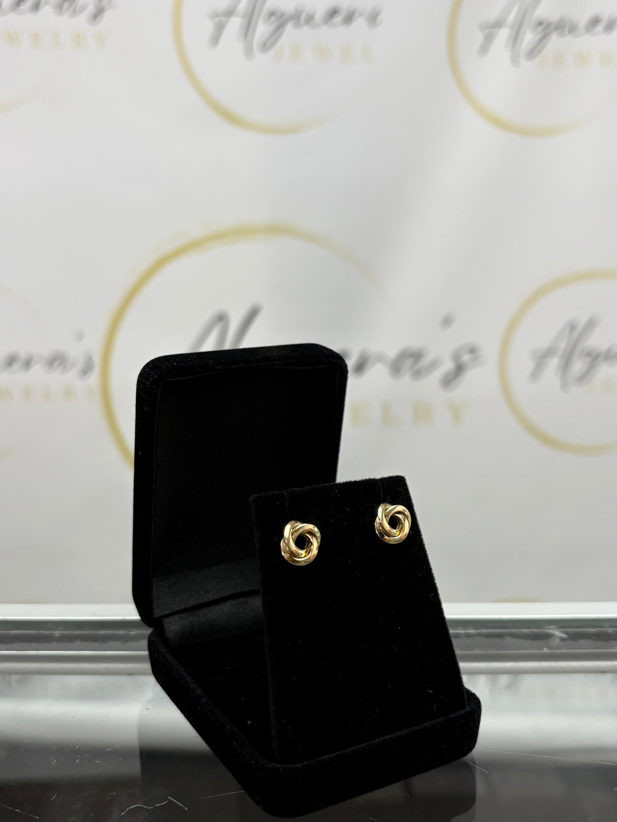 Twisted Knot Stud Earrings