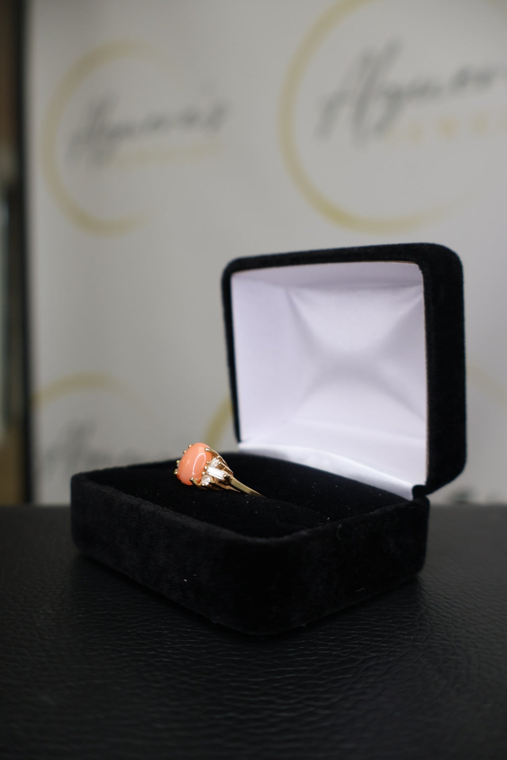 Pink Cabochan Ring
